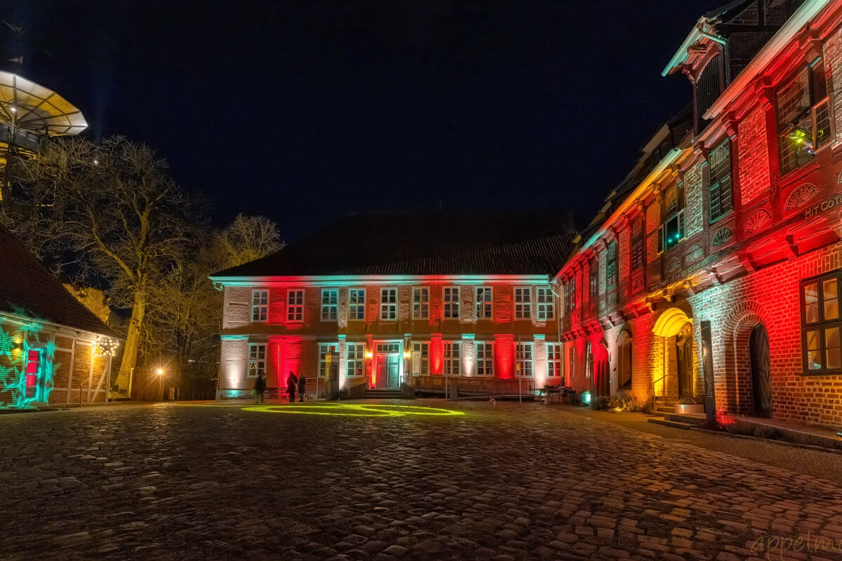 Licht-Blicke im Bleckeder Schloss Dezember 2021