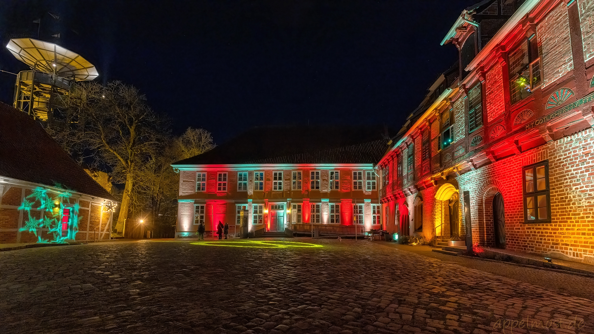 Licht-Blicke im Bleckeder Schloss Dezember 2021